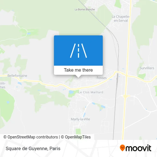 Square de Guyenne map