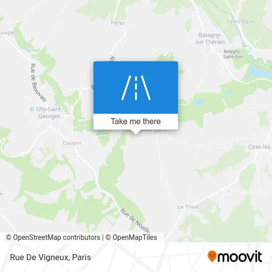 Rue De Vigneux map