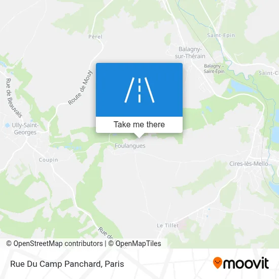 Rue Du Camp Panchard map