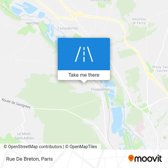 Rue De Breton map