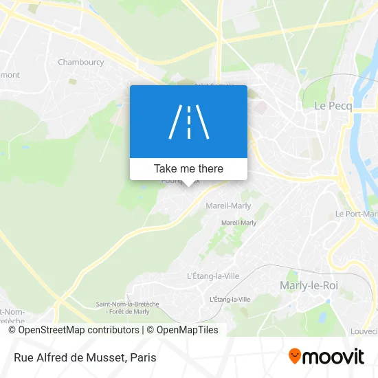 Rue Alfred de Musset map