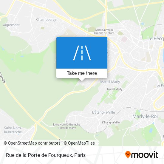 Rue de la Porte de Fourqueux map
