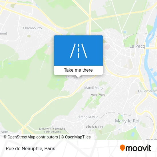Mapa Rue de Neauphle
