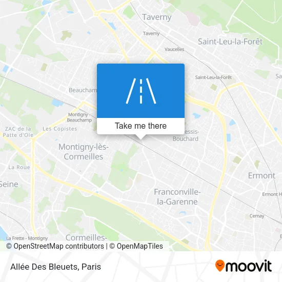 Allée Des Bleuets map