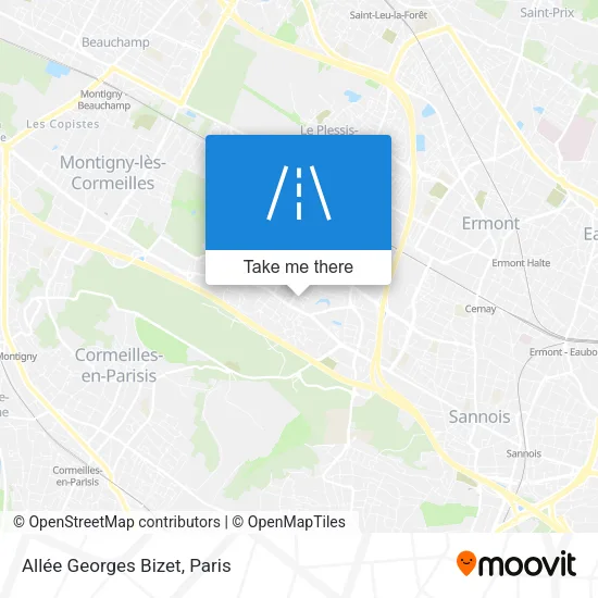 Allée Georges Bizet map