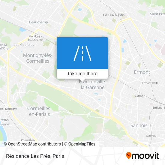 Résidence Les Prés map