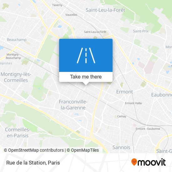 Rue de la Station map