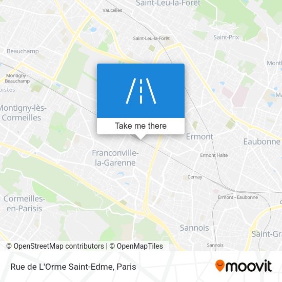 Rue de L'Orme Saint-Edme map