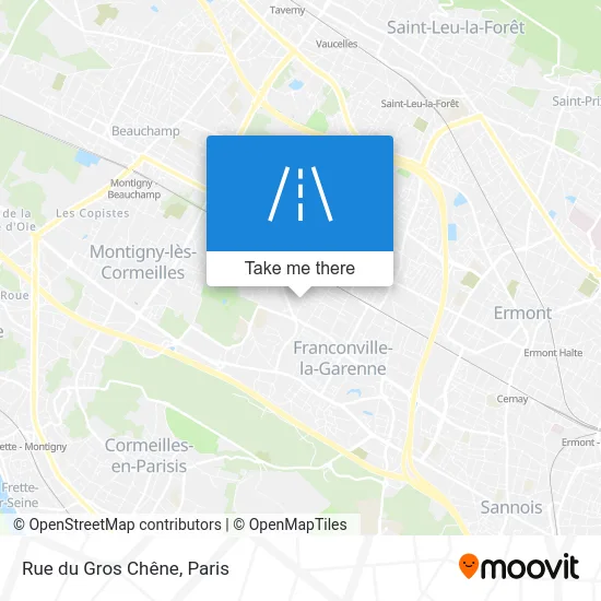 Rue du Gros Chêne map