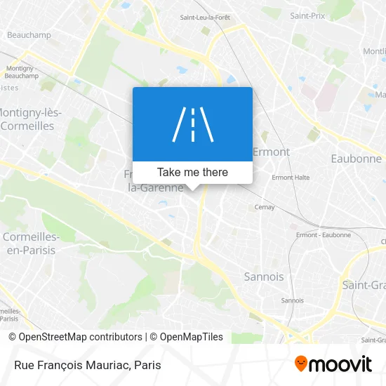 Rue François Mauriac map