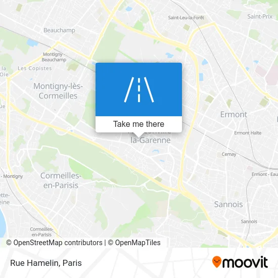 Rue Hamelin map