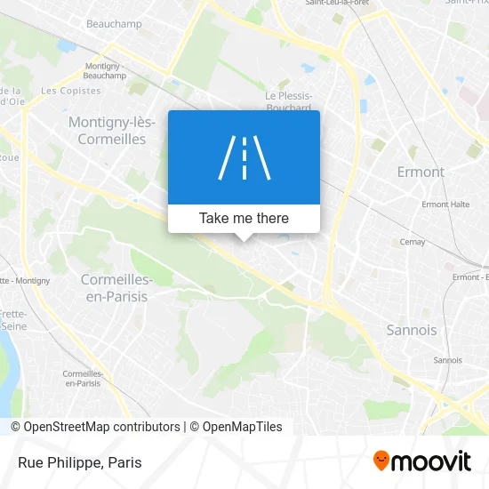 Rue Philippe map