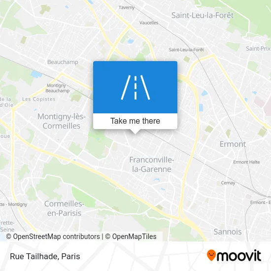 Rue Tailhade map