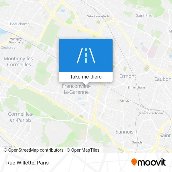 Rue Willette map