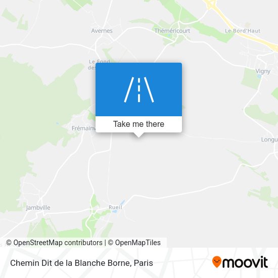 Chemin Dit De La Blanche Borne map