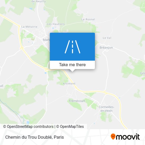 Chemin du Trou Doublé map