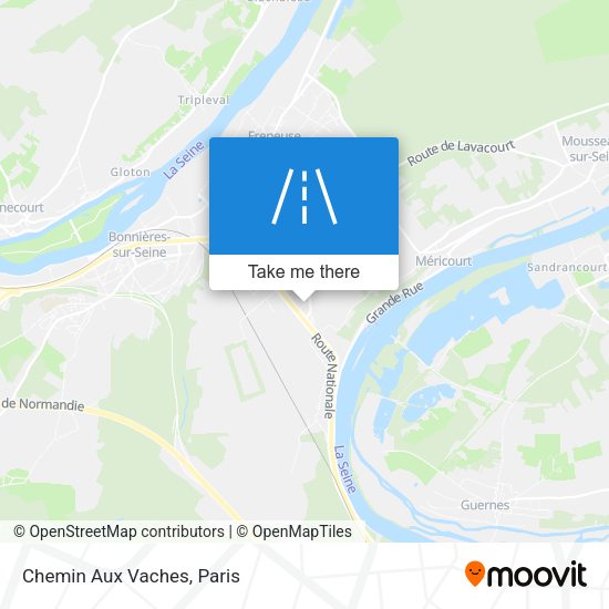 Chemin Aux Vaches map