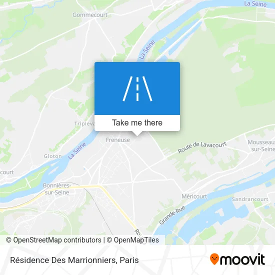 Résidence Des Marrionniers map