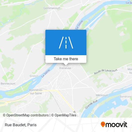 Rue Baudet map