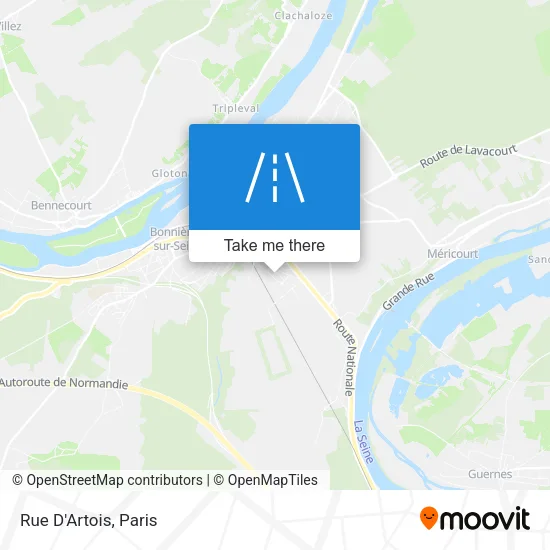 Rue D'Artois map