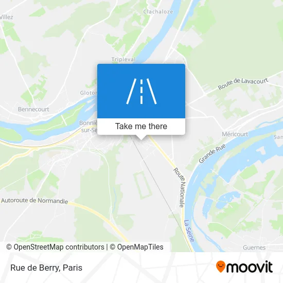 Rue de Berry map