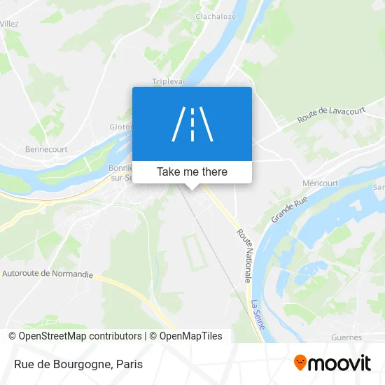 Rue de Bourgogne map
