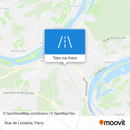 Rue de Lorraine map