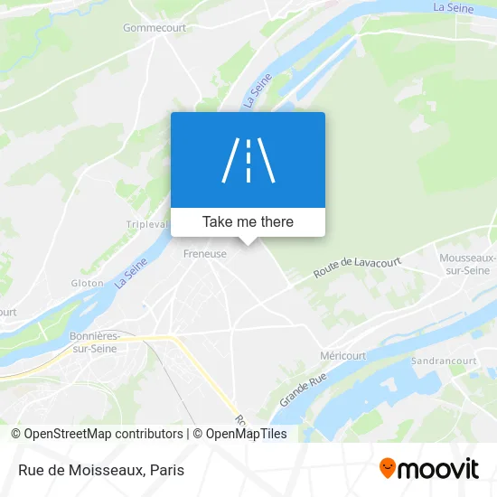 Rue de Moisseaux map