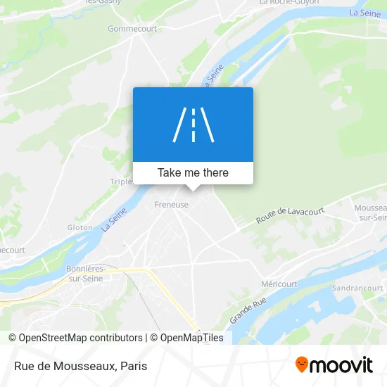Rue de Mousseaux map