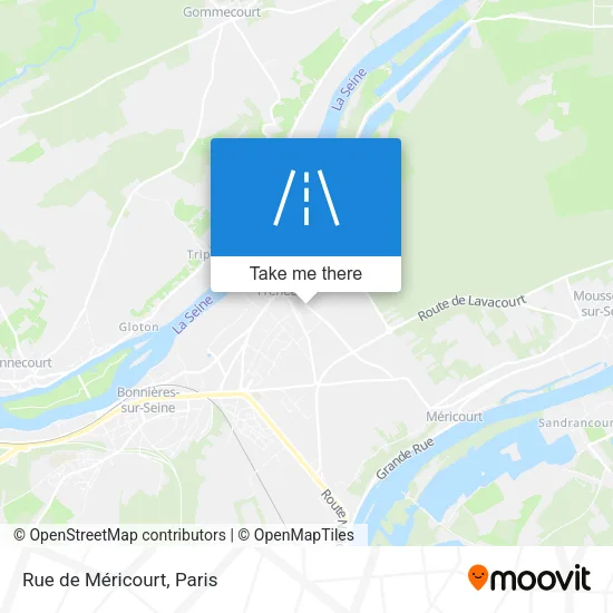 Rue de Méricourt map