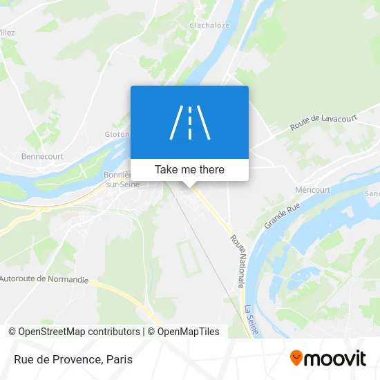 Rue de Provence map