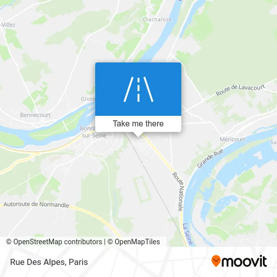 Rue Des Alpes map