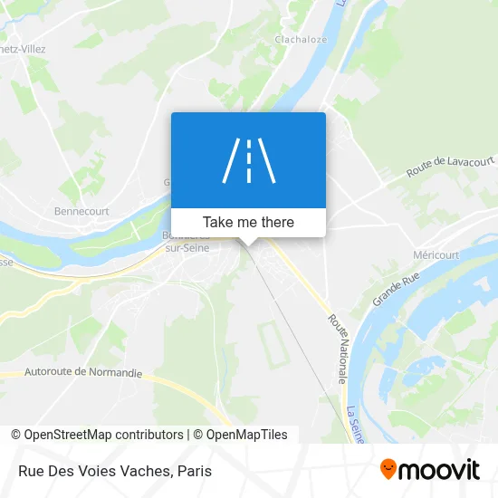 Rue Des Voies Vaches map