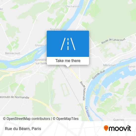 Rue du Béarn map