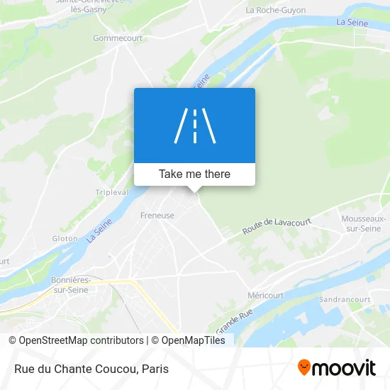 Rue du Chante Coucou map