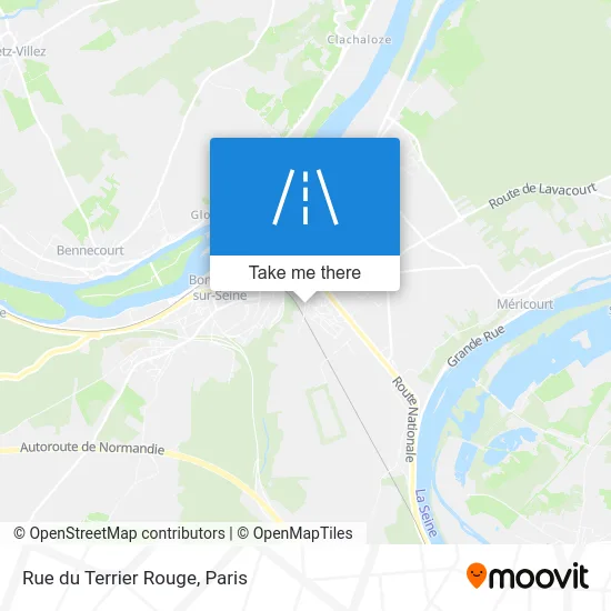 Rue du Terrier Rouge map