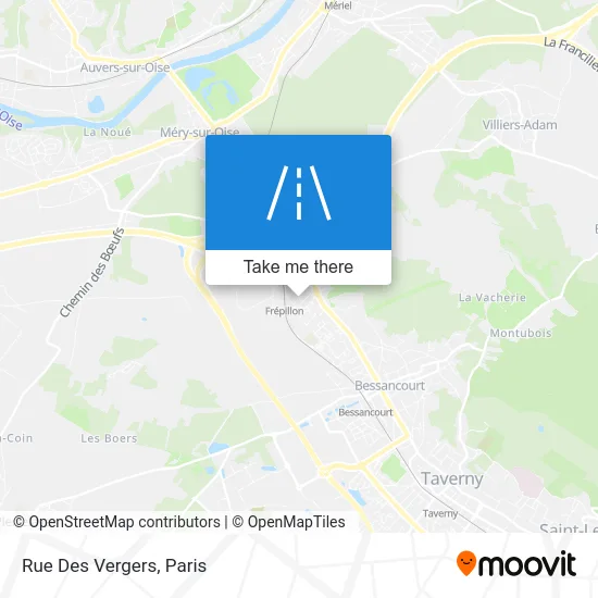 Rue Des Vergers map