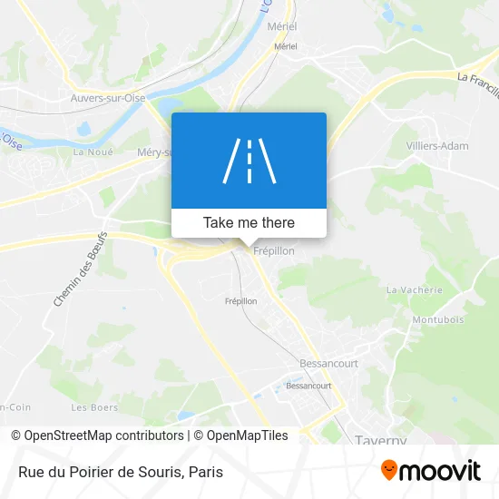 Rue du Poirier de Souris map