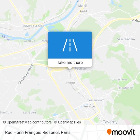 Rue Henri François Riesener map