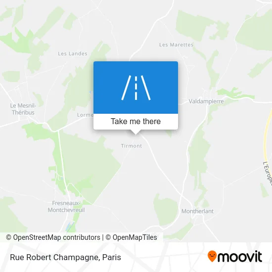 Rue Robert Champagne map