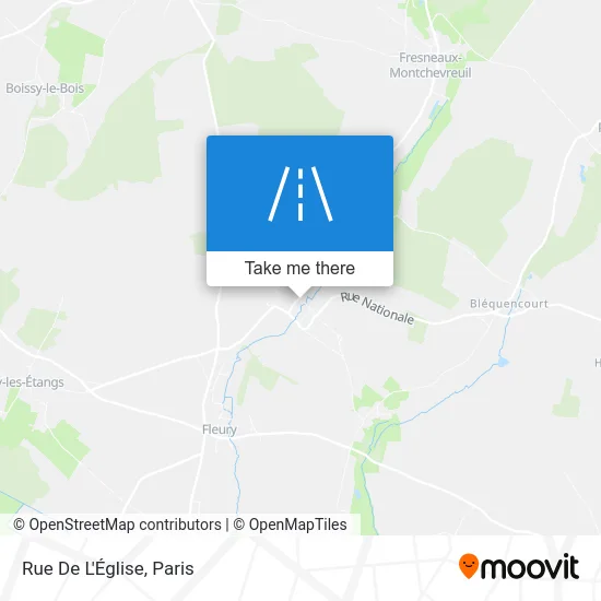 Rue De L'Église map