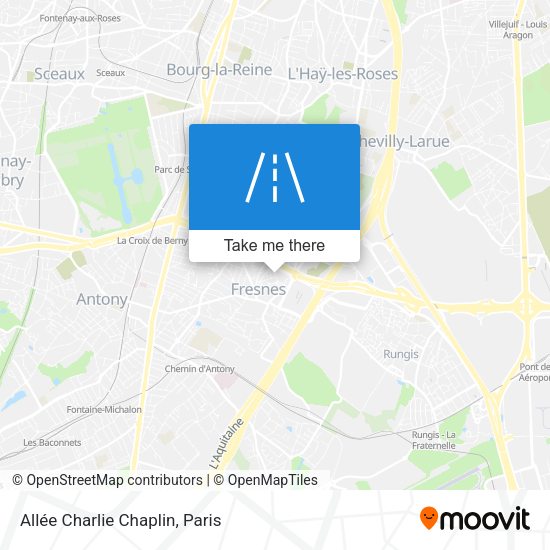 Allée Charlie Chaplin map