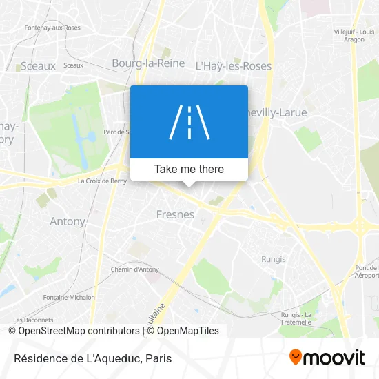 Résidence de L'Aqueduc map