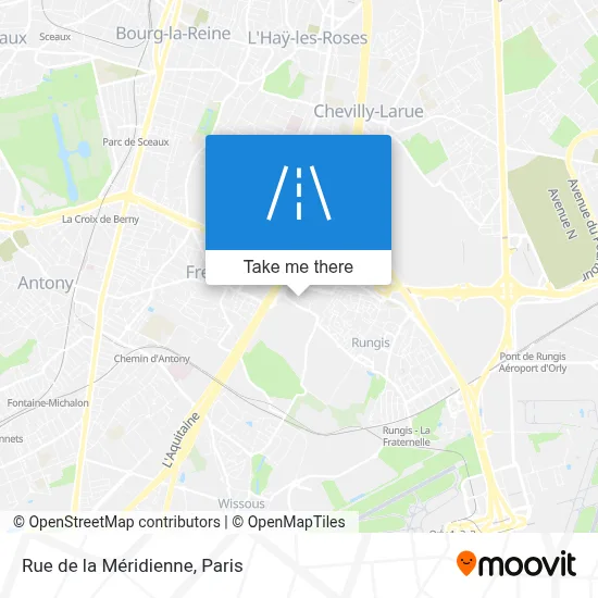 Rue de la Méridienne map