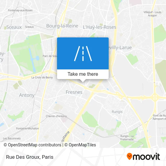 Rue Des Groux map