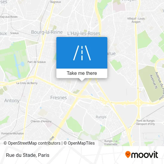 Mapa Rue du Stade