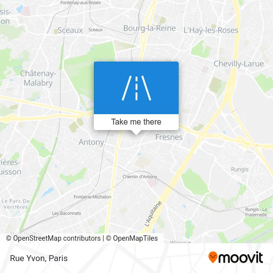 Rue Yvon map