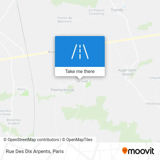 Rue Des Dix Arpents map