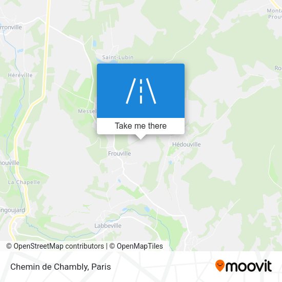 Chemin de Chambly map