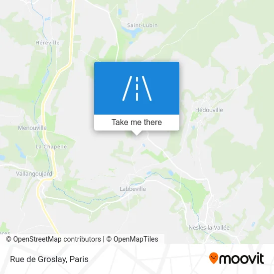 Rue de Groslay map
